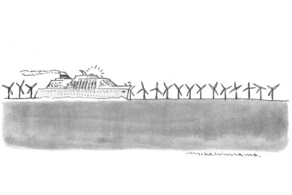 ‘It’s no good captain, we’re trapped!’