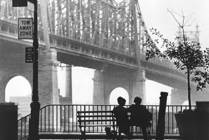 Woody Allen and Diane Keaton in Manhattan