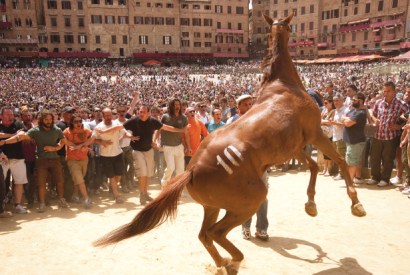 Still from the documentary ‘Palio’: a medieval rite at once nonsensical and puerile, and yet profoundly alive and meaningful
