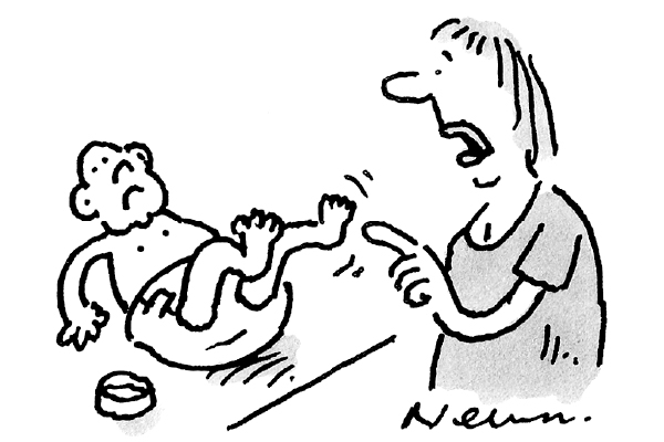 ‘And this little piggy went — actually, you don’t want to know.’