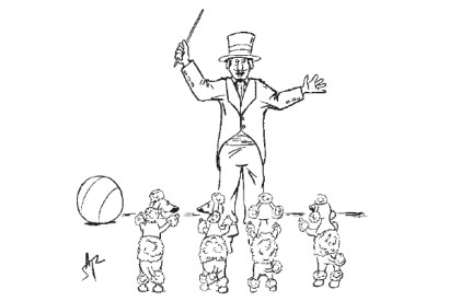 ‘He’s so cute when he waves his baton.’