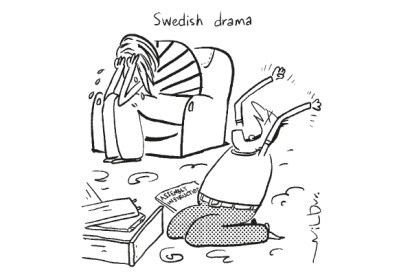 ‘Curse this Ikea DVD storage unit.’