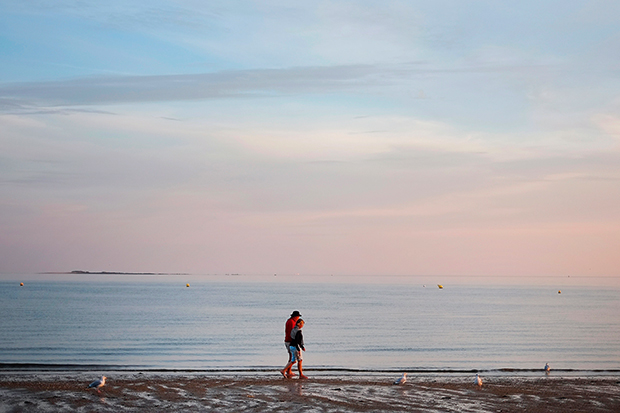 La Baule: the view from the beach