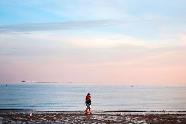 La Baule: the view from the beach