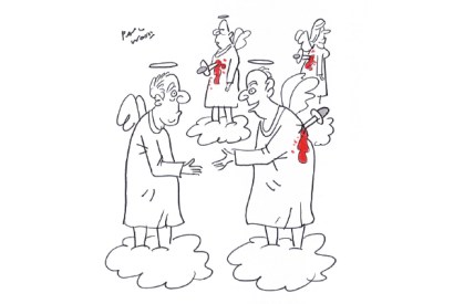 ‘It’s so refreshing to meet someone who died of natural causes.’