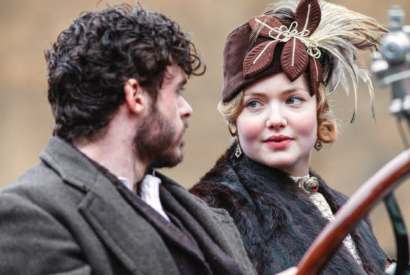 Novel romance: Richard Madden as Mellors and Holliday Grainger as Constance Chatterley