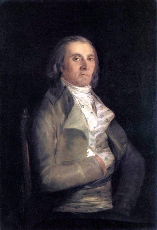 Goya's portrait of Don Andrés del Peral