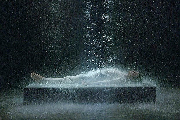 'Tristan's Ascension (The Sound of a Mountain Under a Waterfall)', 2005, by Bill Viola