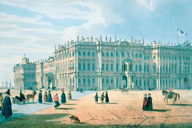 The Winter Palace, St Petersburg, 1840, by Ferdinand Victor Perrot (Pushkin Museum)