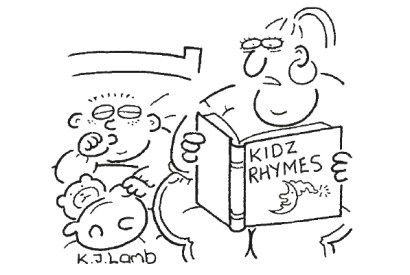 ‘... for today’s the day the teddy bears order pizza ’n large fries and stay in to play computer games.’