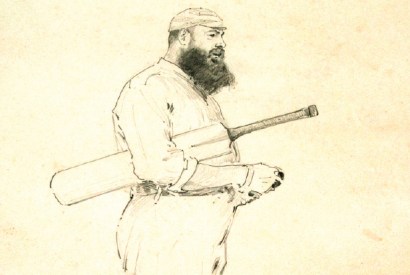 W.G. Grace, by W.T. Wilson, 1887: Grace is beginning to show signs of the gluttony that marked his late career