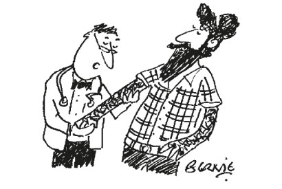 ‘Well... I can’t see any moles’