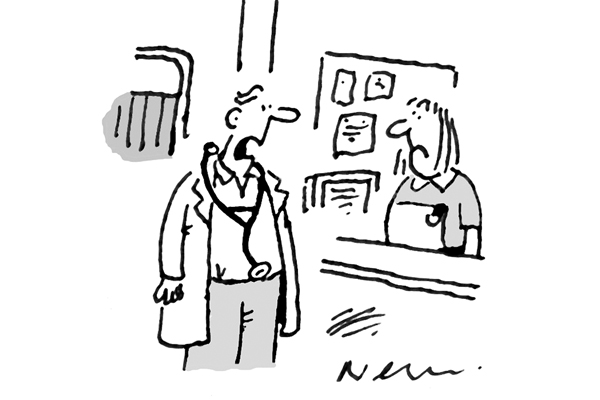 ‘If I’m on holiday, you’ll have to get a locum to strike for me.’