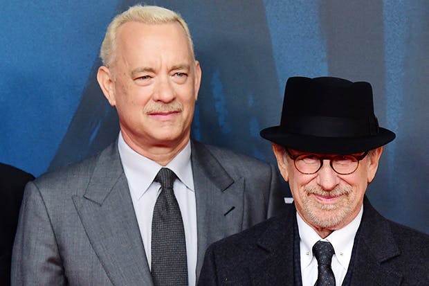 Tom Hanks and Steven Spielberg at the premiere of 'Bridge of Spies'(Photo: Getty)