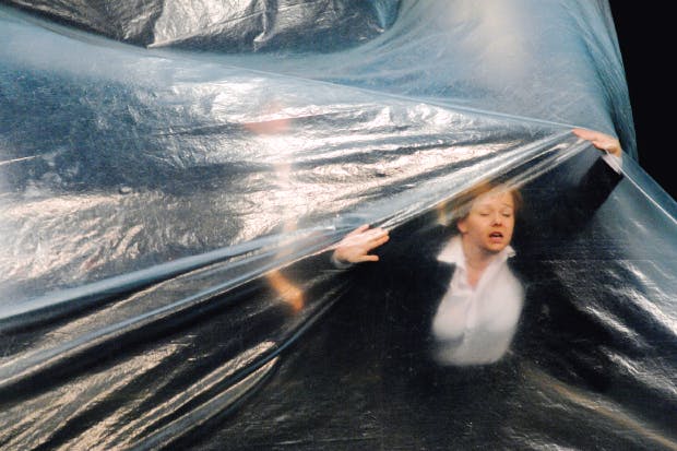 Actors from the Belarus Free Theatre during a performance of ‘Being Harold Pinter’ at the Belvoir Street Theatre, Sydney, 2009