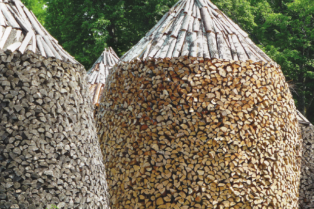 Perfectly stacked wood, Norwegian-style