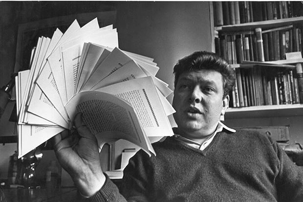 Bryan Stanley Johnson with a first edition of ‘The Unfortunates’