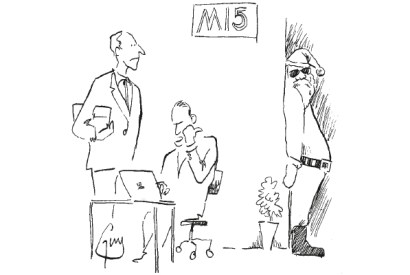 ‘Oh, him? That’s just Secret Santa.’