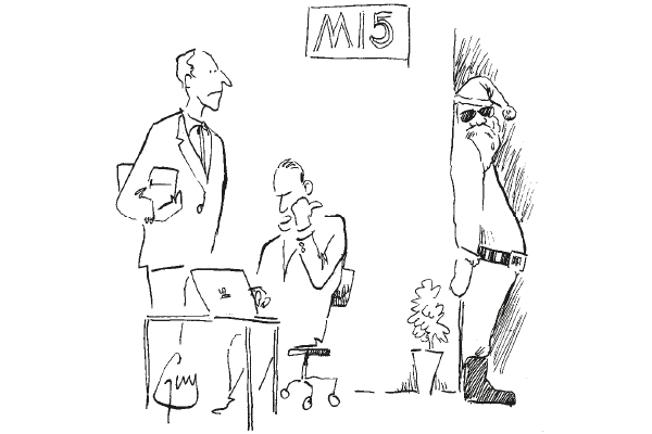 ‘Oh, him? That’s just Secret Santa.’