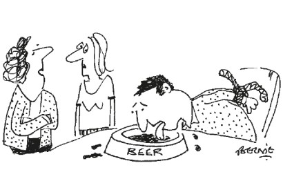 ‘If you’re trying to give up, the secret is to make it difficult to have a drink.’