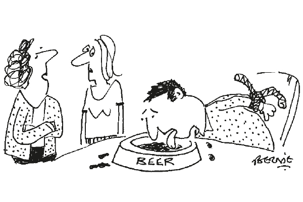 ‘If you’re trying to give up, the secret is to make it difficult to have a drink.’