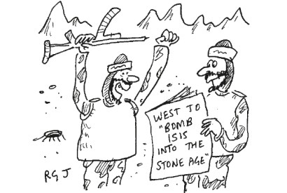 ‘The fools! Don’t they know we’re already there?’