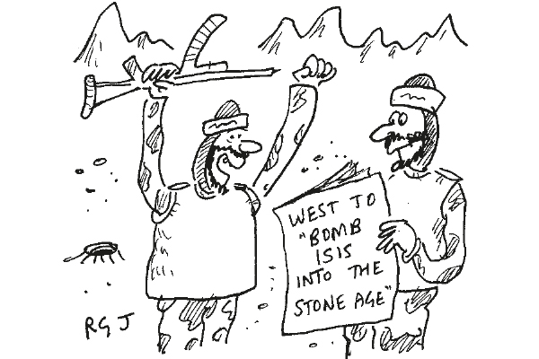 ‘The fools! Don’t they know we’re already there?’