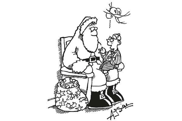 ‘For Christmas I’d like the Chilcot report.’