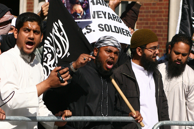 Abu Rumaysah, far left (Photo: PA Images)