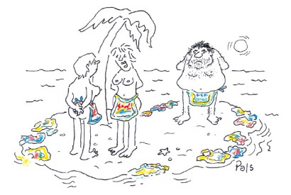 ‘Well, I say thank God for plastic bags!’