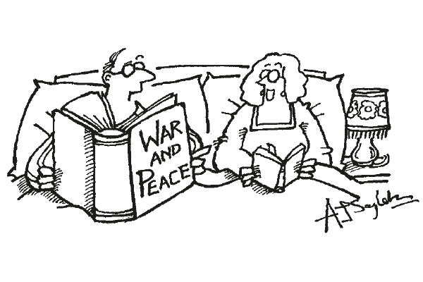 ‘I’m getting in practice for the Chilcot report.’