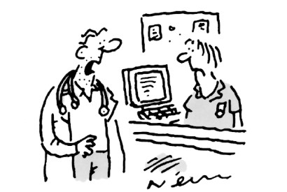 ‘I’m on strike so a locum will have to make my mistakes for me.’