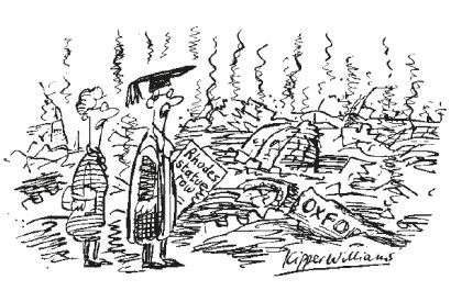 ‘We razed the university to the ground, just to be on the safe side.’