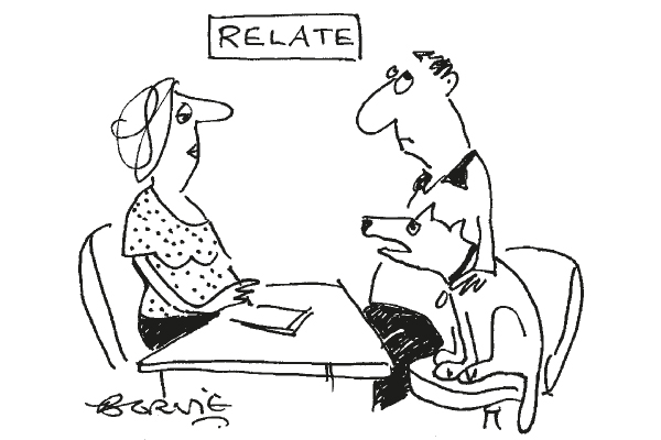 ‘He’s lost all interest in sticks.’