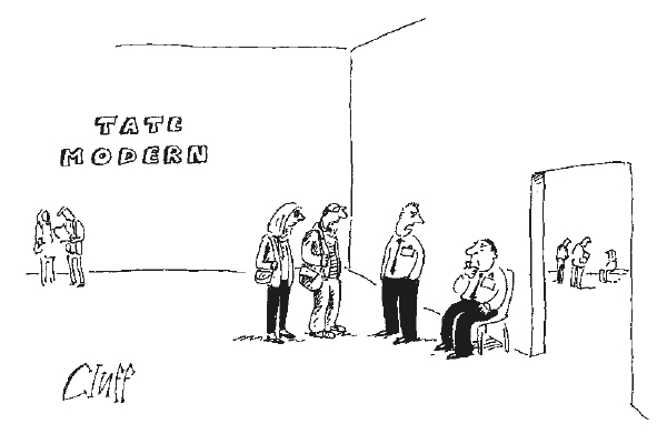 ‘You any idea where they keep the art in this place, Geoff?’