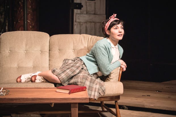 A splash of brightness: Terenia Edwards as Pamela in ‘Five Finger Exercise’