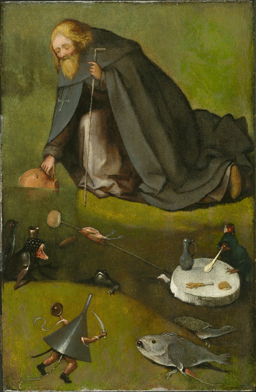 'The Temptation of St Anthony' (fragment) by Hieronymus Bosch