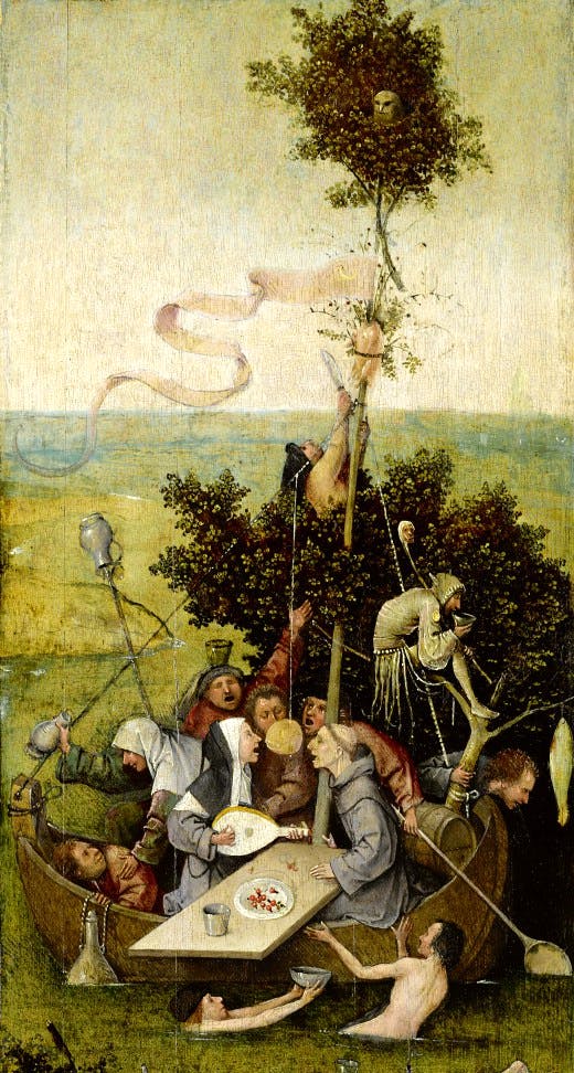 'The ship of Fools' by Hieronymus Bosch