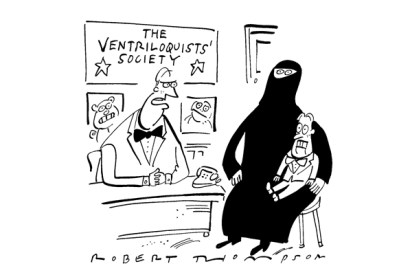 ‘I’m not happy about the veil.’