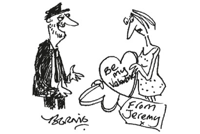 ‘I think you’ll agree the box is just as effective without chocolates.’