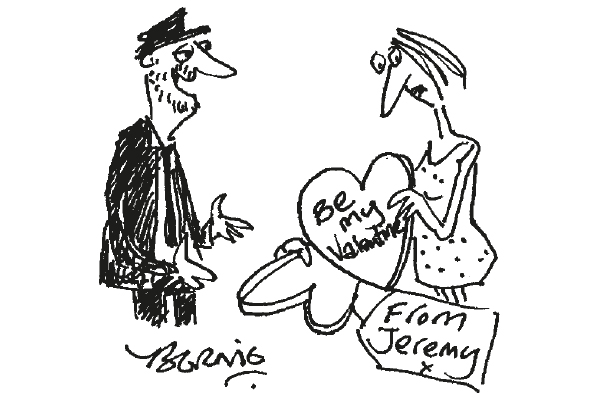 ‘I think you’ll agree the box is just as effective without chocolates.’