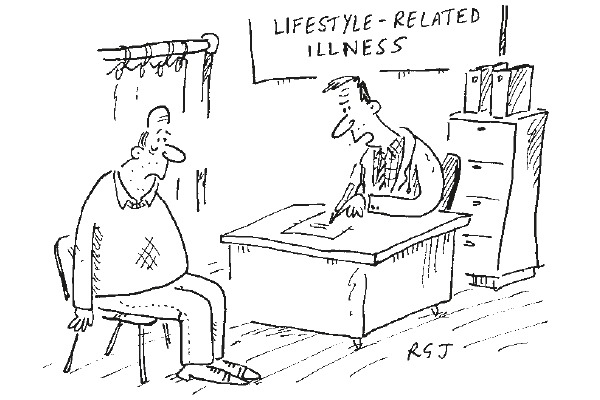 ‘I’m prescribing you large doses of blame, guilt and shame.’