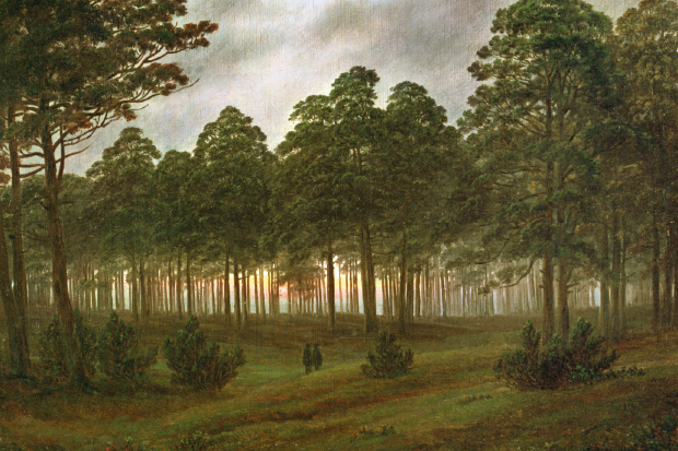 ‘The Evening’ by Caspar David Friedrich