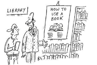 ‘This is the youth section.’