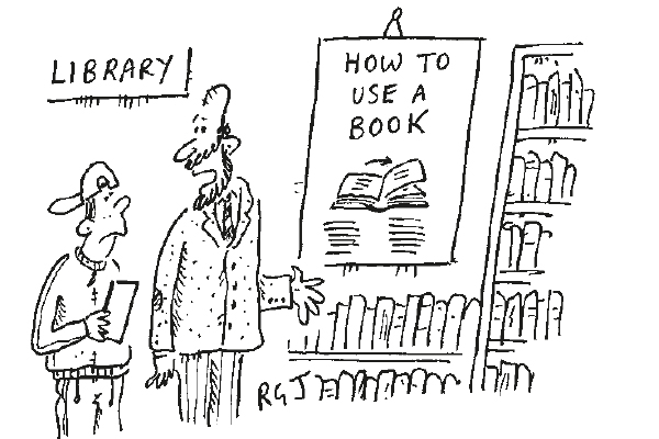 ‘This is the youth section.’