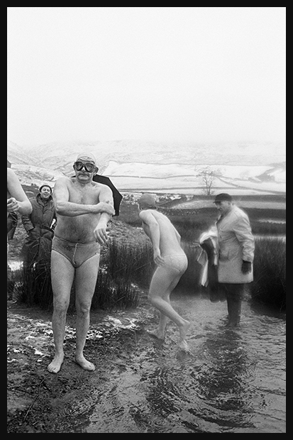 ‘GB. England. West Yorkshire. Todmorden. Lee Dam Swim. 1977’ by Martin Parr