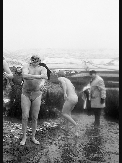 ‘GB. England. West Yorkshire. Todmorden. Lee Dam Swim. 1977’ by Martin Parr