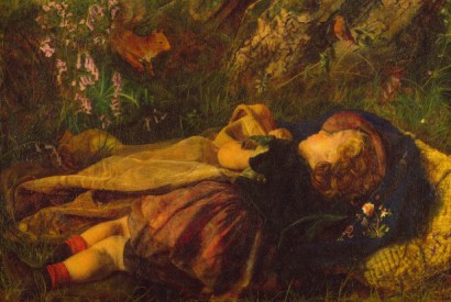 ‘The Woodman’s Child’, 1860, by Arthur Hughes
