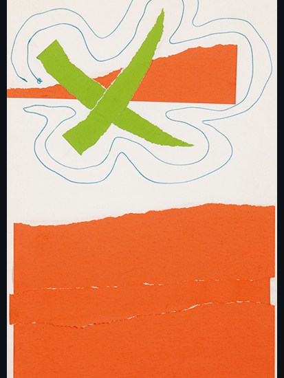 ‘Collage 1 1968’, 1968, by Barry Flanagan