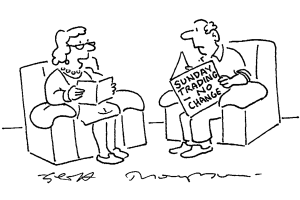 ‘Let’s run away to Gretna Green and go shopping.’